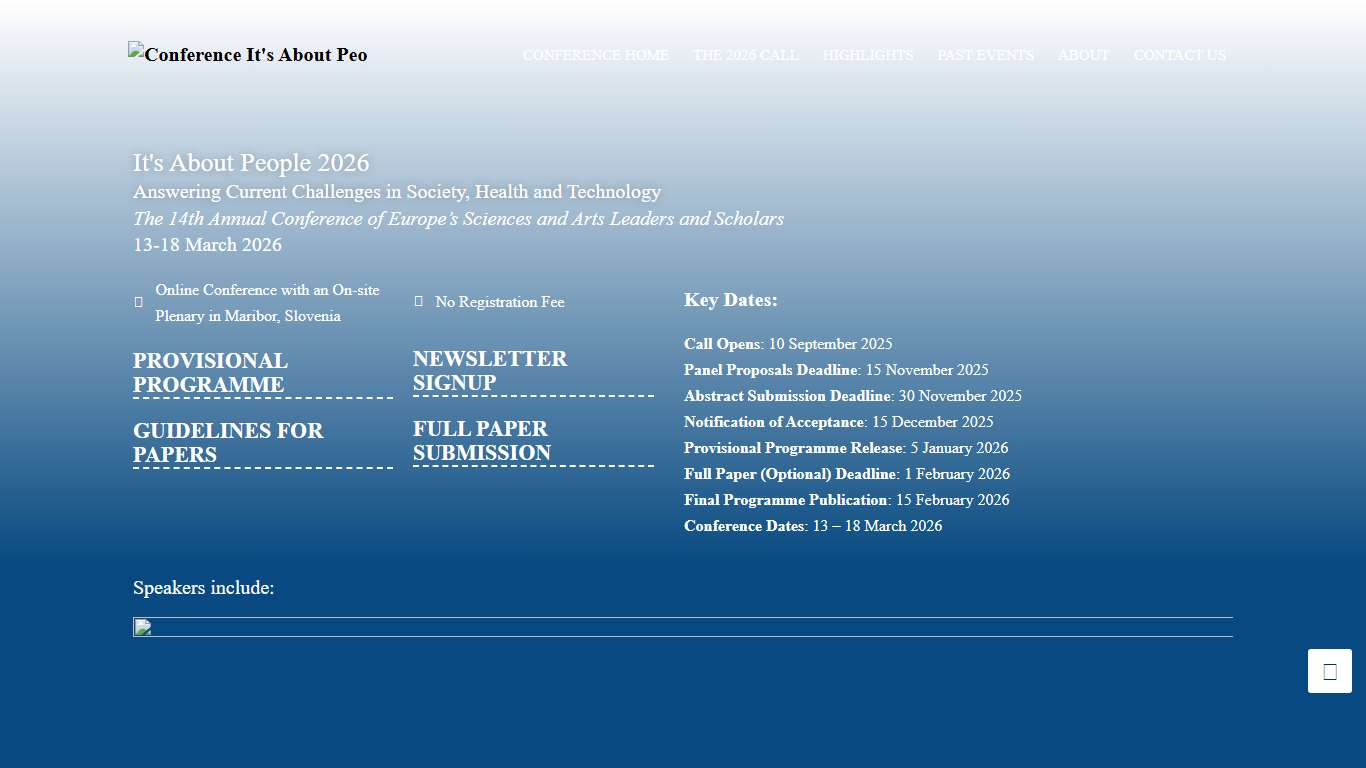 It's About People 2026