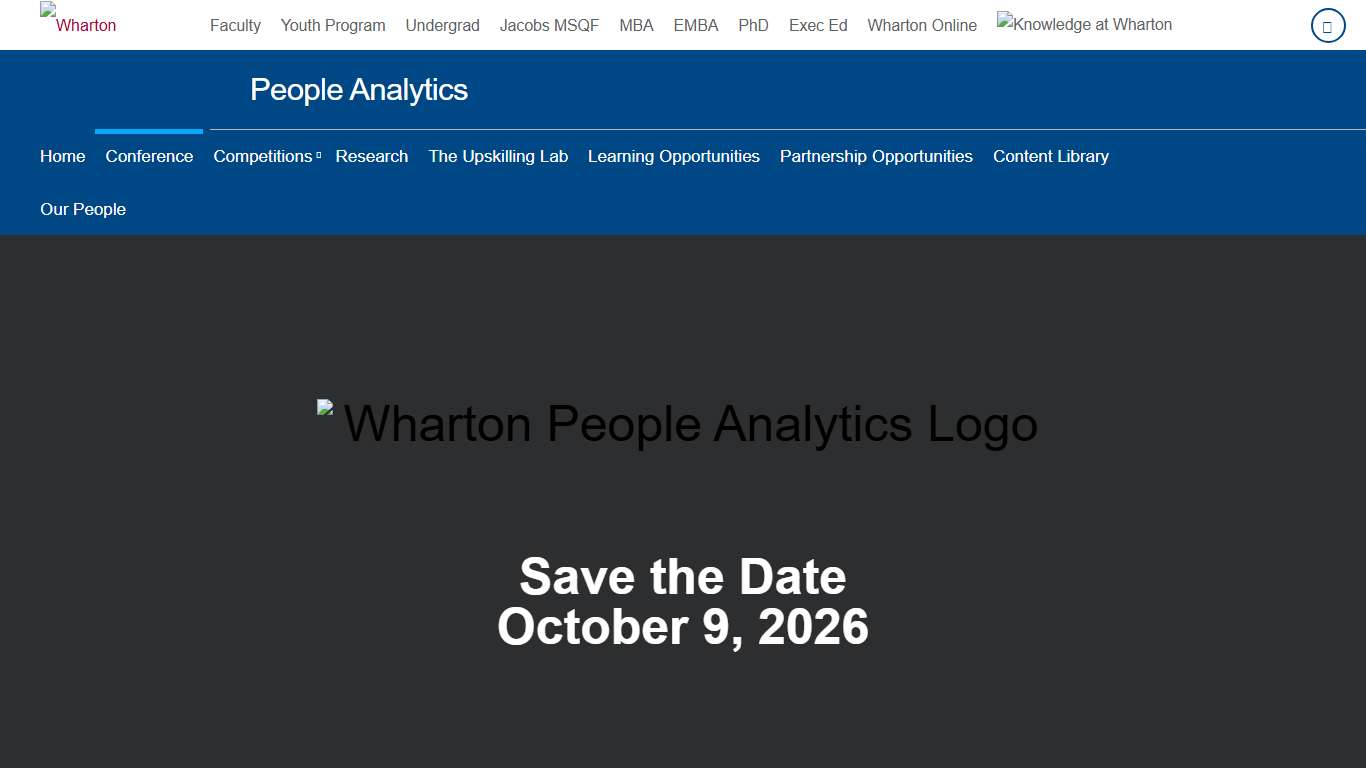 2026 People Analytics Conference - People Analytics